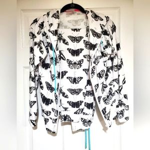 TEREZ COZYCOZY BUTTERFLY FULL ZIP HOODIE AND FRENCH TERRY JOGGER PANTS